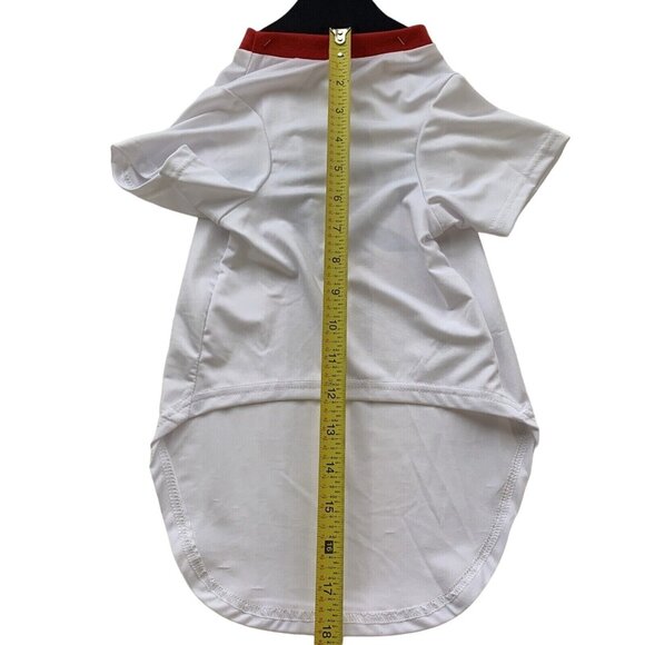 Reebok Dog T-Shirt Tee Size L Large White Red Purple 17-19 in Pet New Tags - Picture 4 of 7